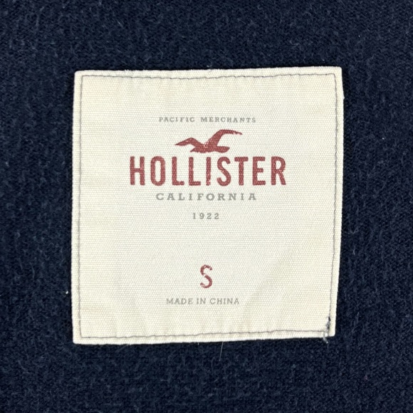 Hollister Co. Summerland Navy Button-Up Cardigan Sweater - Picture 6 of 8